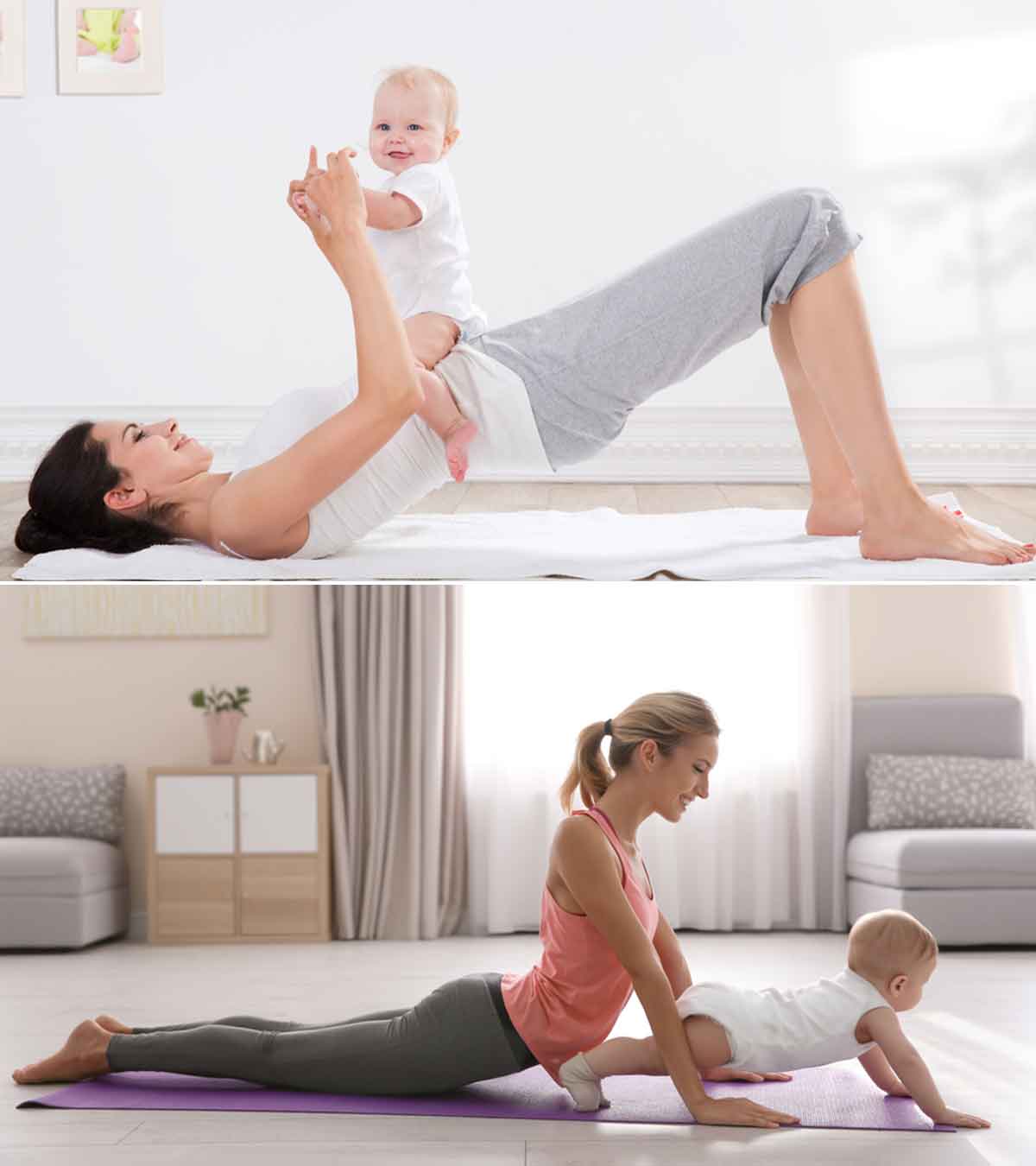21 Fun Ways To Exercise With Baby, Post Pregnancy