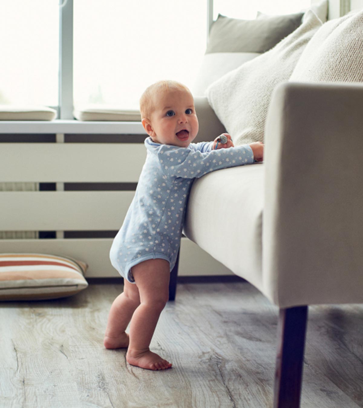 When Do Babies Stand On Their Own And How To Encourage Them